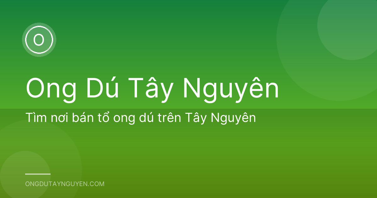 Tìm nơi bán tổ ong dú trên Tây Nguyên